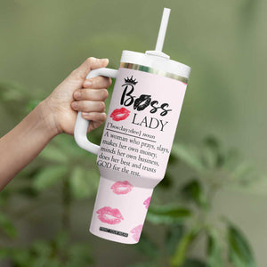 Boss Gifts for Women Tumbler With Handle She Motivates Inspires Empowers Christmas Birthday Gift TB10 Print Your Wear