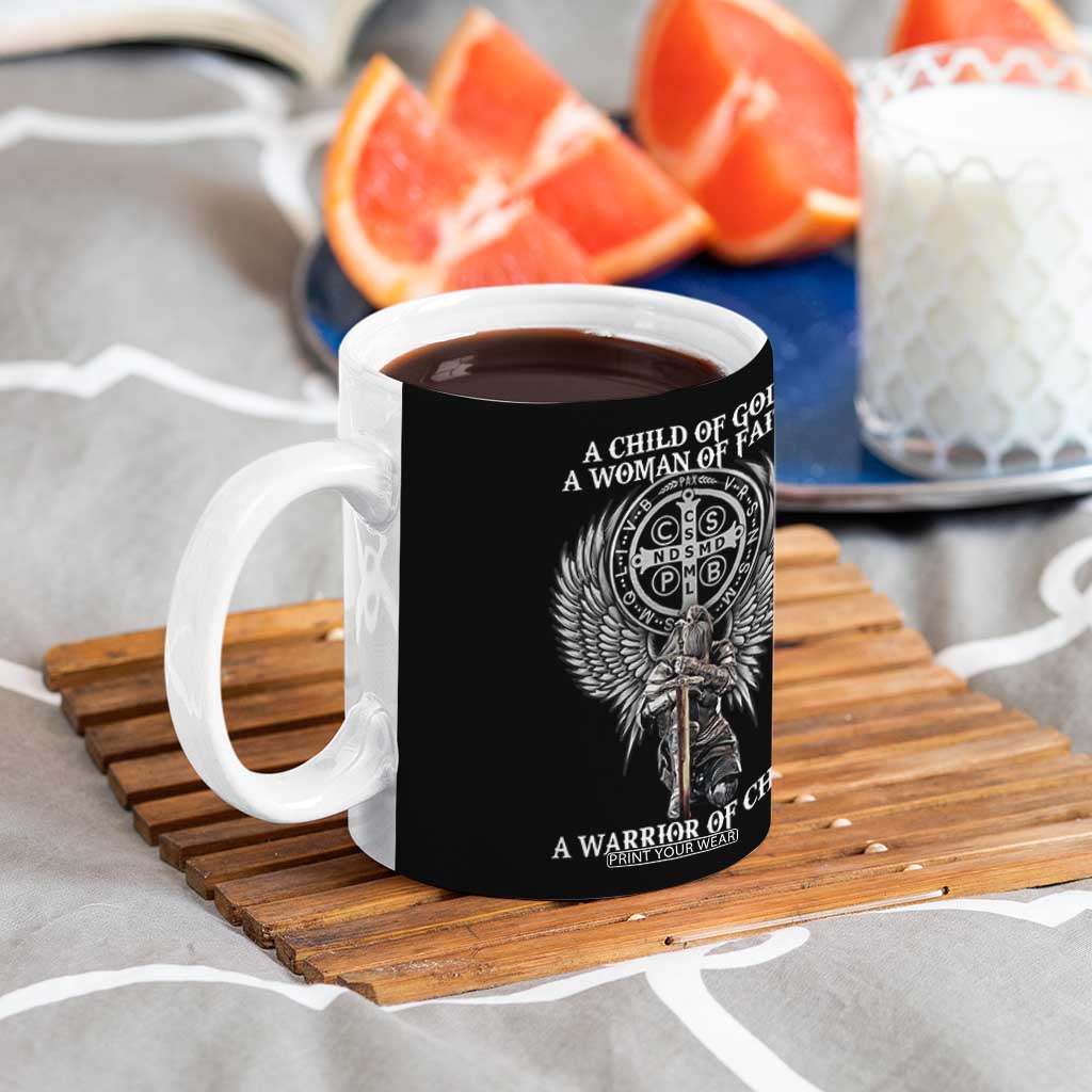 Christian Gifts For Women Coffee Mug A Child Of God A Woman Of Faith A Warrior Of Christ Jesus Faith TB10 Print Your Wear