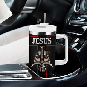 Christian Gifts For Women Tumbler With Handle A Child Of God A Woman Of Faith A Warrior Of Christ Jesus Faith TB10 Print Your Wear