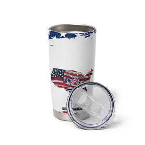 American Flag Patriotic Tumbler Cup Land Of The Free Because Of The Brave USA Flag TB10 Print Your Wear