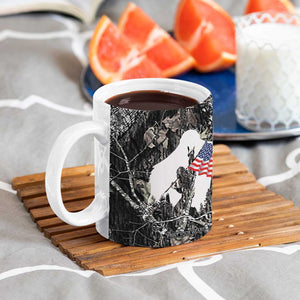 Bigfoot Camping Coffee Mug Not All Who Wander Are Lost Sasquatch TB10 Print Your Wear