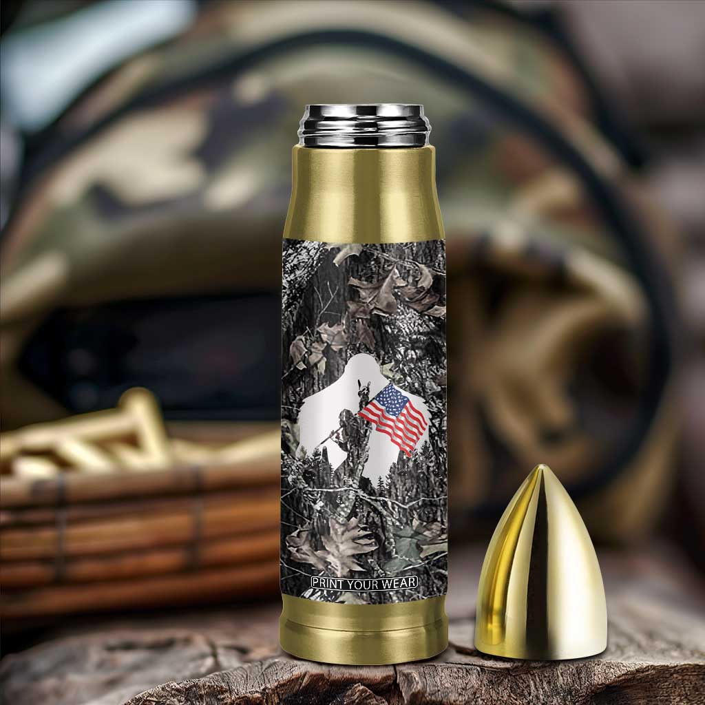 Bigfoot Camping Bullet Tumbler Not All Who Wander Are Lost Sasquatch TB10 Print Your Wear