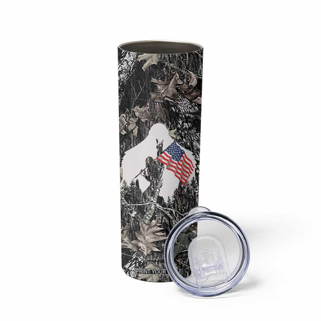 Bigfoot Camping Skinny Tumbler Not All Who Wander Are Lost Sasquatch TB10 Print Your Wear