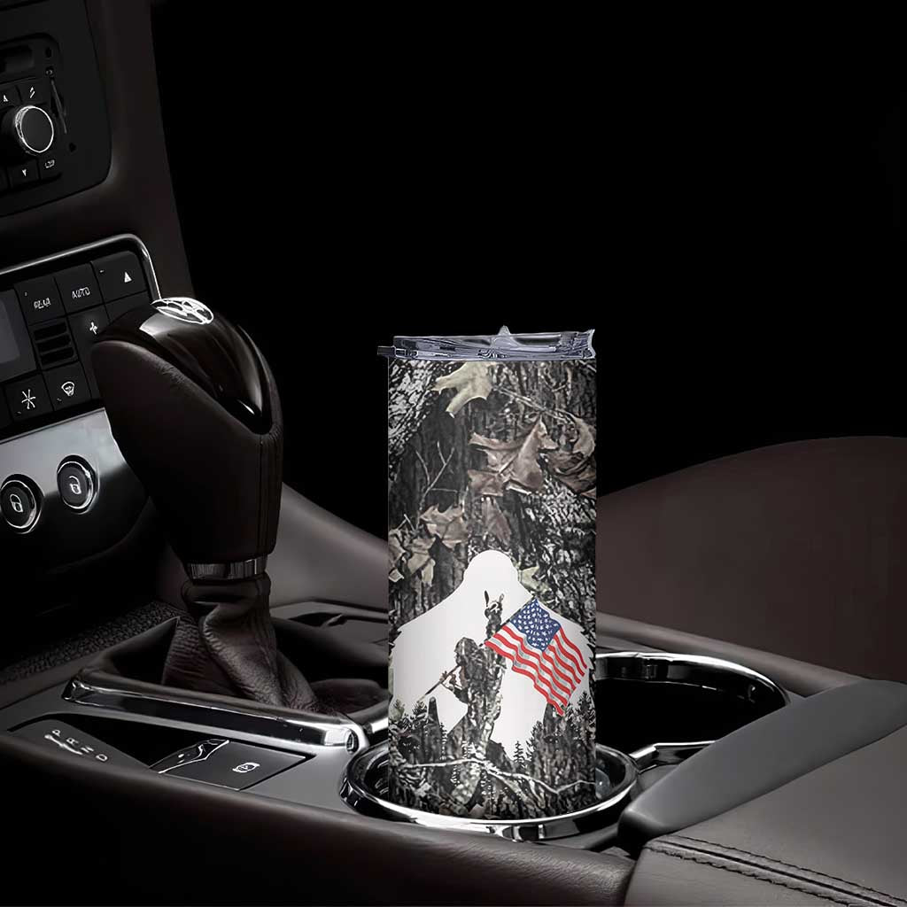 Bigfoot Camping Skinny Tumbler Not All Who Wander Are Lost Sasquatch TB10 Print Your Wear