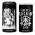 Deer Hunting Dad 4 in 1 Can Cooler Tumbler Best Buckin' Papa Ever American Flag TB10 One Size: 16 oz Black Print Your Wear