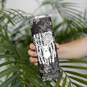 Funny Hunting Skinny Tumbler Camo Deer American Flag I Like Big Bucks I Cannot Lie TB10 Print Your Wear