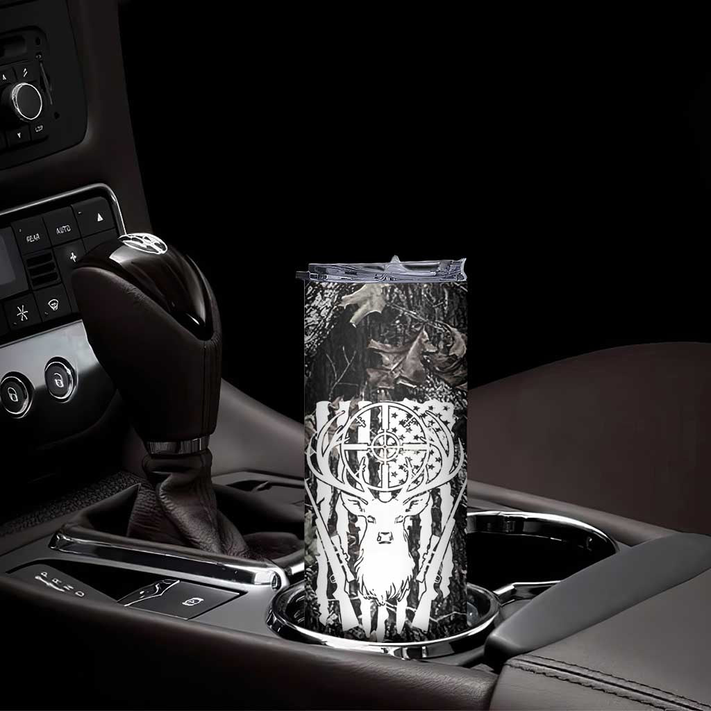 Funny Hunting Skinny Tumbler Camo Deer American Flag I Like Big Bucks I Cannot Lie TB10 Print Your Wear