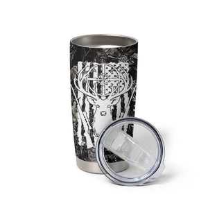 Funny Hunting Tumbler Cup Camo Deer American Flag I Like Big Bucks I Cannot Lie TB10 Print Your Wear