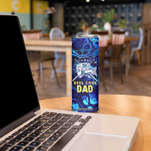 Funny Fishing Gift Skinny Tumbler Reel Cool Dad Gifts American Flag TB10 Print Your Wear