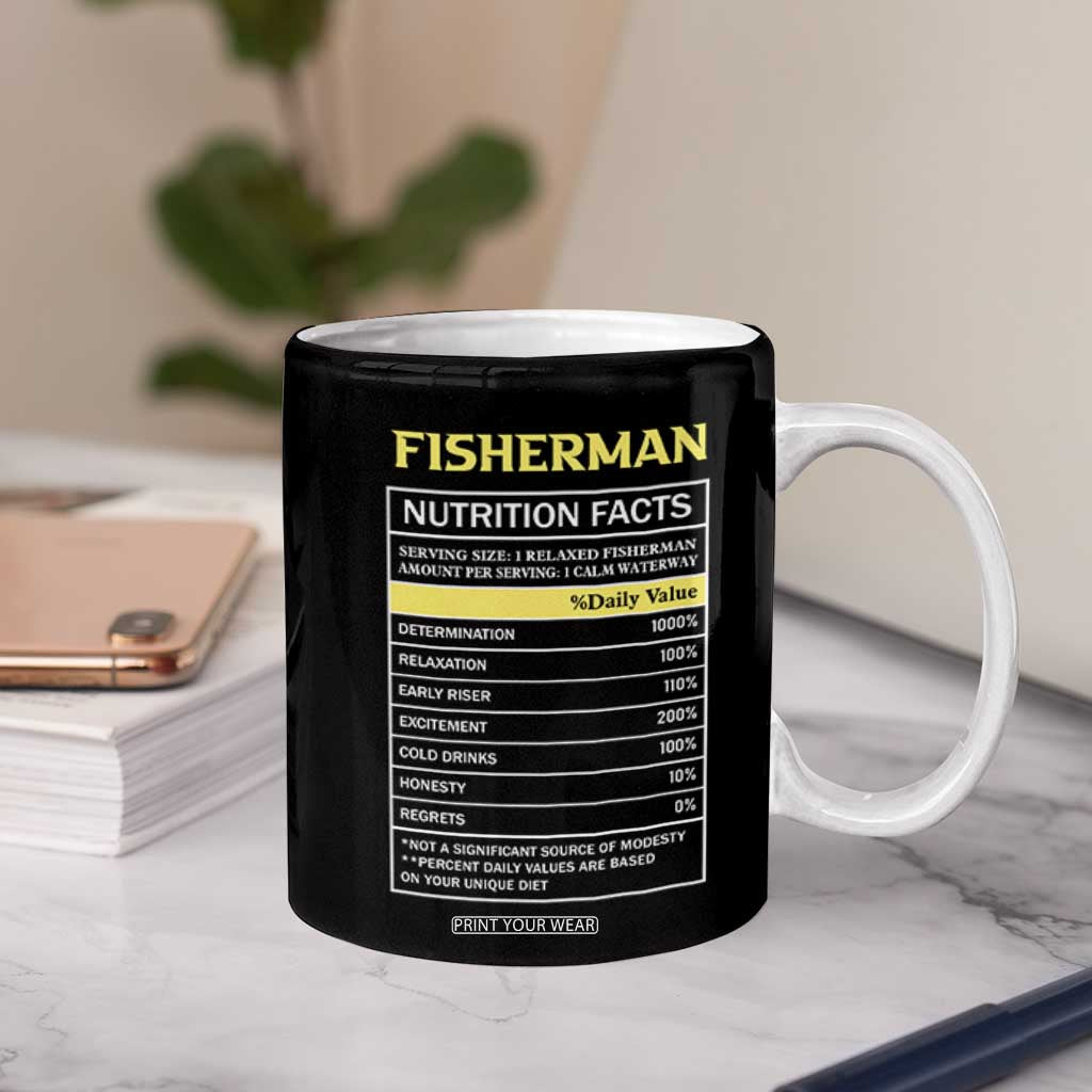 Funny Fishing Coffee Mug Keeping It Reel Fisherman Fathers Day Gifts TB10 Print Your Wear