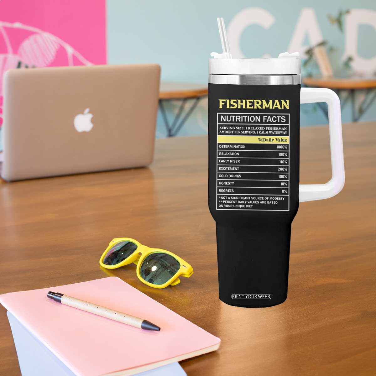 Funny Fishing Tumbler With Handle Keeping It Reel Fisherman Fathers Day Gifts TB10 Print Your Wear