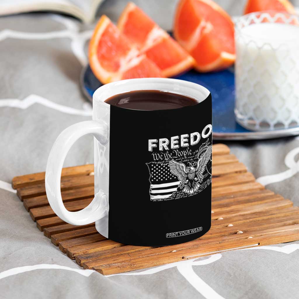 Patriotic Coffee Mug 4th Of July We The People US Flag 250 Years Independence Day Freedom TB10 Print Your Wear