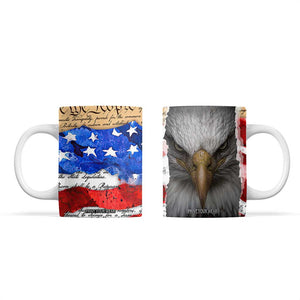 Patriotic Eagle American Flag Coffee Mug 250 Years 1776 2026 4th Of July Independence Day TB10 Multicolor Print Your Wear