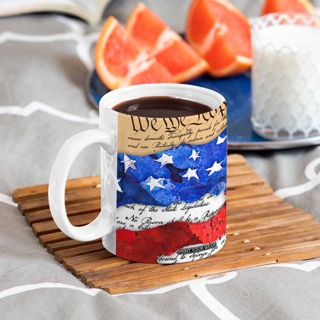 Patriotic Eagle American Flag Coffee Mug 250 Years 1776 2026 4th Of July Independence Day TB10 Print Your Wear