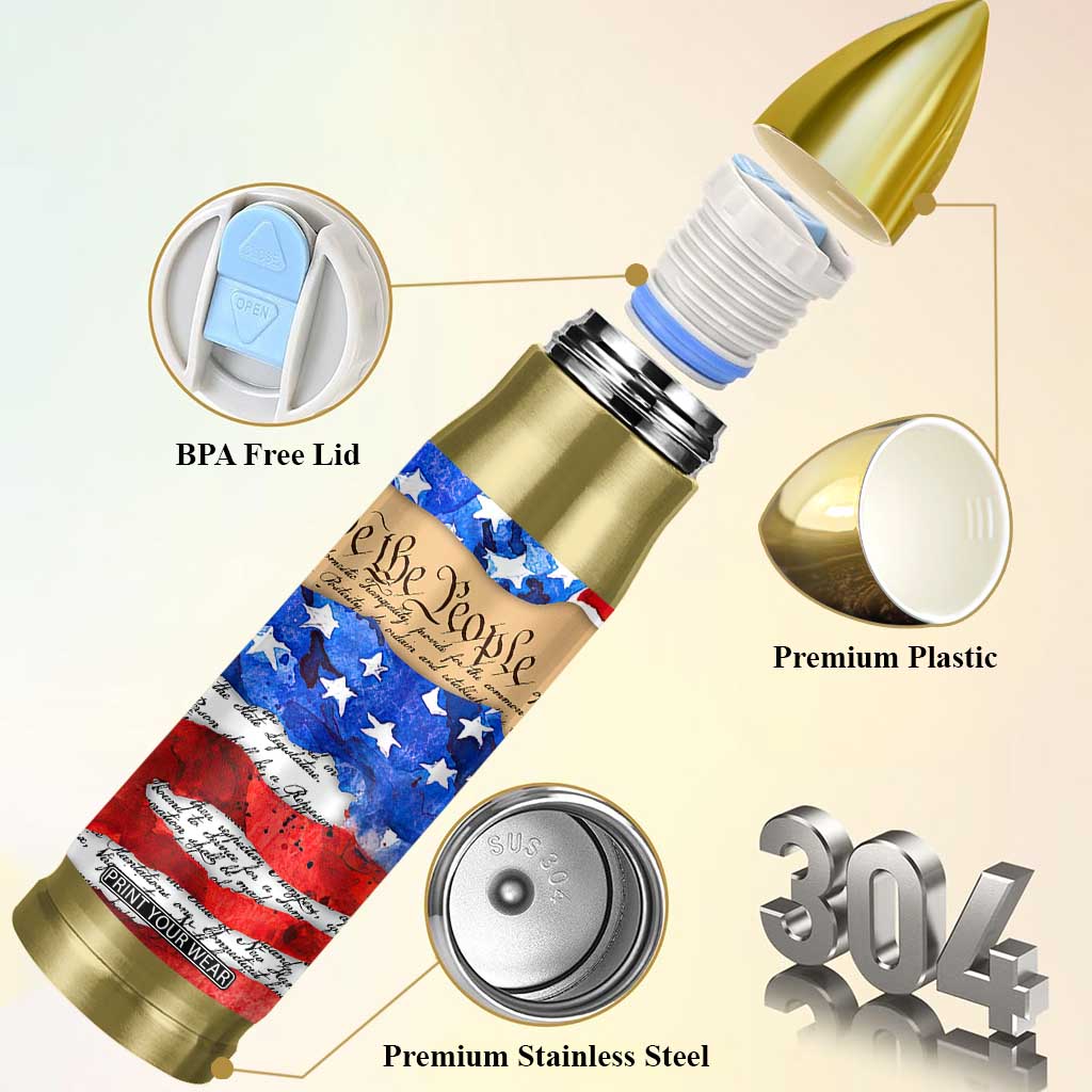 Patriotic Eagle American Flag Bullet Tumbler 250 Years 1776 2026 4th Of July Independence Day TB10 Print Your Wear