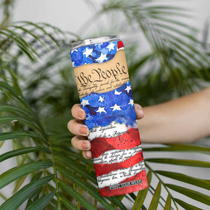 Patriotic Eagle American Flag Skinny Tumbler 250 Years 1776 2026 4th Of July Independence Day TB10 Print Your Wear