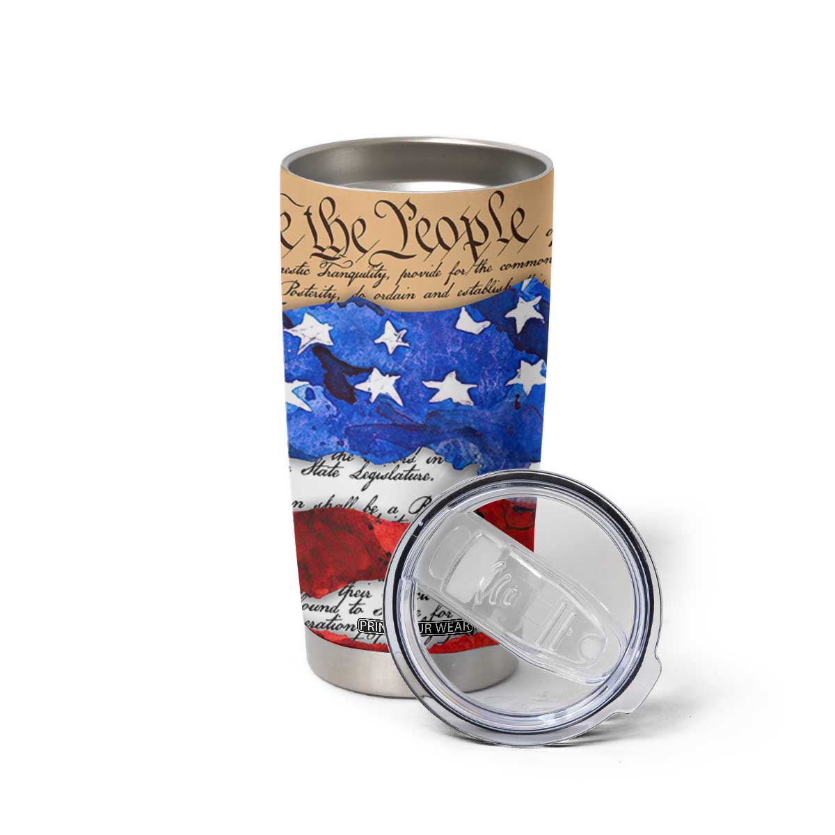 Patriotic Eagle American Flag Tumbler Cup 250 Years 1776 2026 4th Of July Independence Day TB10 Print Your Wear