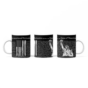 American Patriotic Gift Coffee Mug US Constitution We The People 4th Of July Independence Day TB10 Print Your Wear