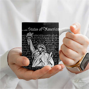 American Patriotic Gift Coffee Mug US Constitution We The People 4th Of July Independence Day TB10 Print Your Wear