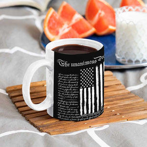 American Patriotic Gift Coffee Mug US Constitution We The People 4th Of July Independence Day TB10 Print Your Wear
