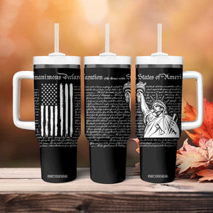 American Patriotic Gift Tumbler With Handle US Constitution We The People 4th Of July Independence Day TB10 Print Your Wear