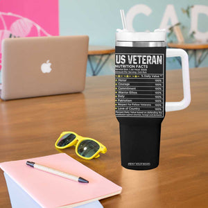 US Veteran Tumbler With Handle I am A Veteran My Oath Never Expires Distressed US Flag TB10 Print Your Wear