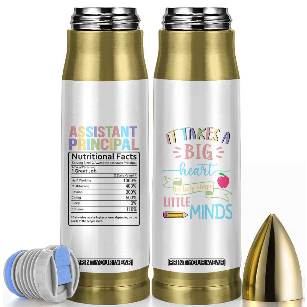 Assistant Principal Gifts Bullet Tumbler AP Appreciation Gifts Back to School TB10 White Print Your Wear