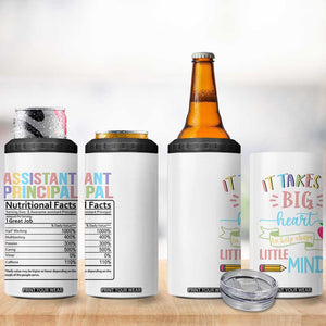 Assistant Principal Gifts 4 in 1 Can Cooler Tumbler AP Appreciation Gifts Back to School TB10 Print Your Wear