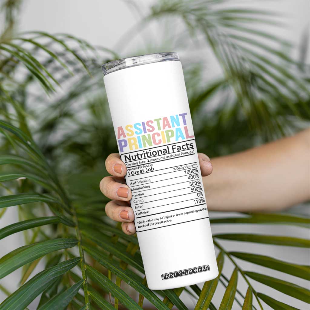Assistant Principal Gifts Skinny Tumbler AP Appreciation Gifts Back to School TB10 Print Your Wear