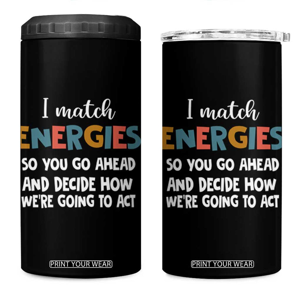 Funny Retirement Gift 4 in 1 Can Cooler Tumbler Officially Retired Let The Fun Begin TB10 One Size: 16 oz Navy Print Your Wear
