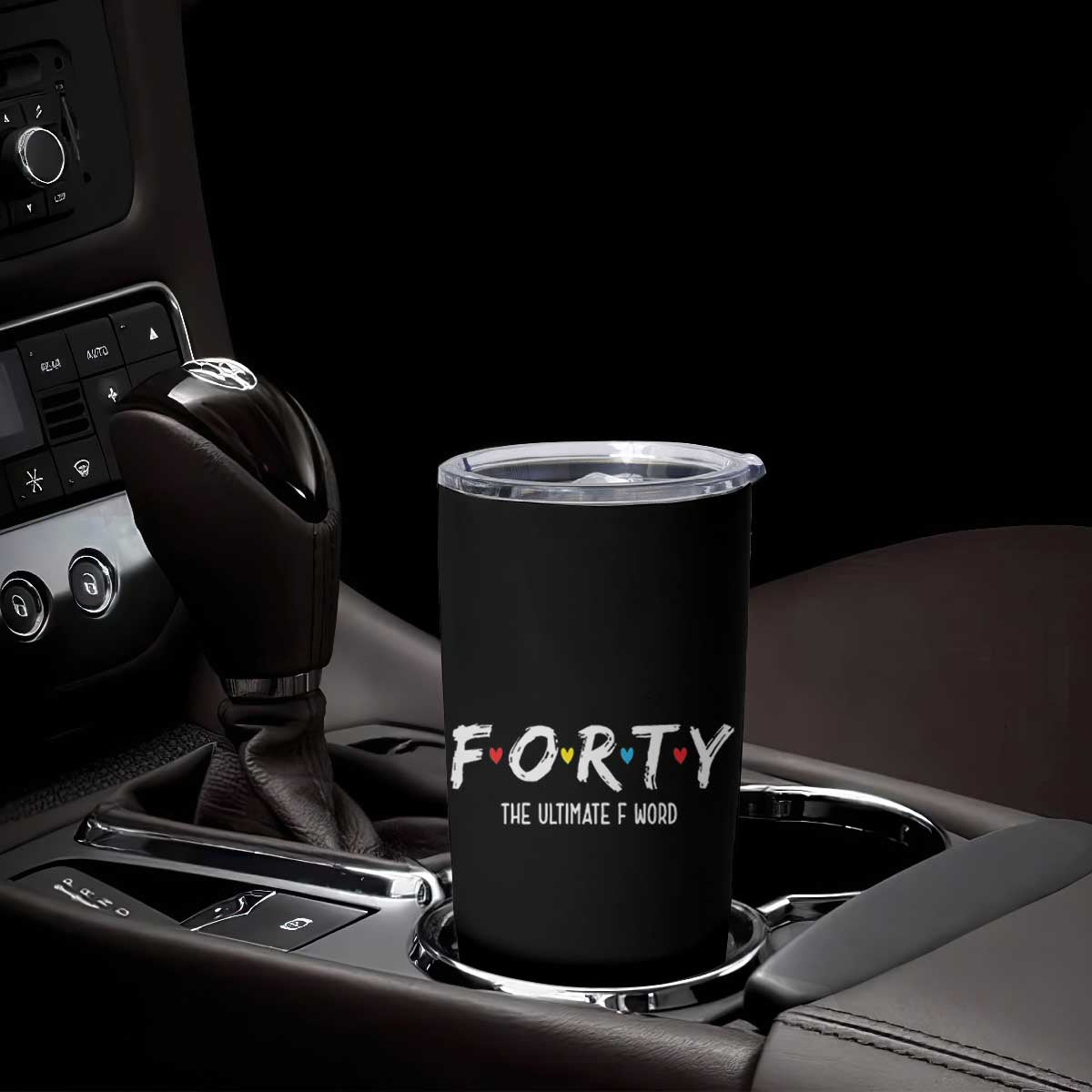 40th Birthday Tumbler Cup Funny Forty The Ultimate F Word 1986 40 Year Old Birthday Gift TB10 Print Your Wear