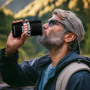 Worlds Best Boss 4 in 1 Can Cooler Tumbler Gifts for Office Bosses Coworkers Leaders Managers TB10 Print Your Wear