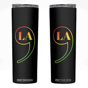 Kamala 2024 Skinny Tumbler Comma La Fans Of Harris Madam President TB10 Black Print Your Wear
