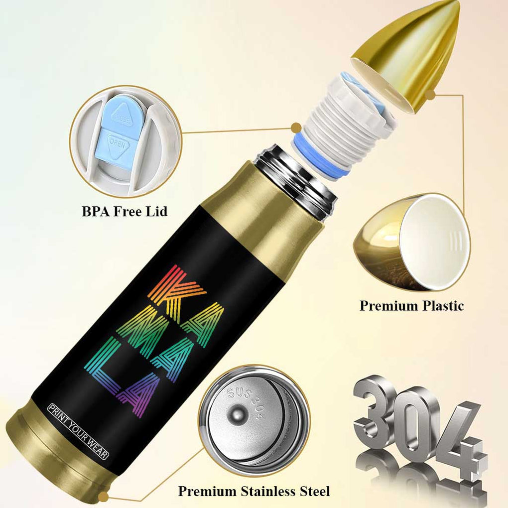 Kamala 2024 Bullet Tumbler LGBTQ Gay Pride Lesbian Support Madam Vice President Fans Of Harris Gift TB10 Print Your Wear