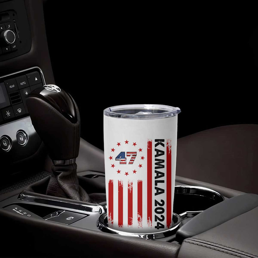 Kamala 2024 Tumbler Cup 47th President USA America 2024 Election Flag TB10 Print Your Wear