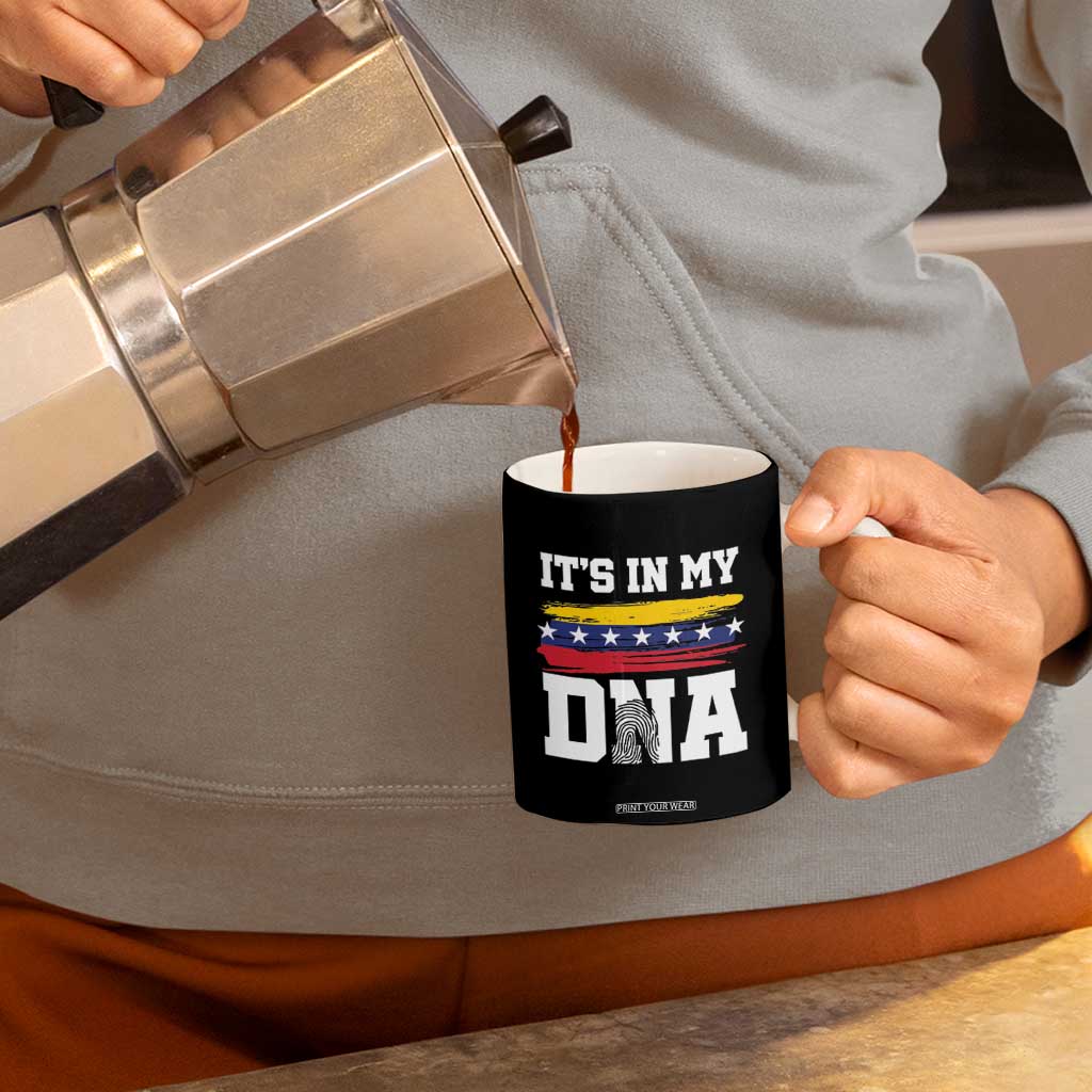Venezuelan Blood Inside Me Coffee Mug Its In My DNA Venezuela Flag Heritage Pride TB10 Print Your Wear
