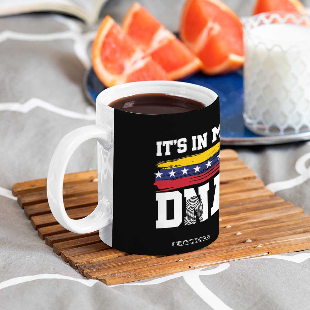 Venezuelan Blood Inside Me Coffee Mug Its In My DNA Venezuela Flag Heritage Pride TB10 Print Your Wear