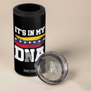 Venezuelan Blood Inside Me 4 in 1 Can Cooler Tumbler Its In My DNA Venezuela Flag Heritage Pride TB10 Print Your Wear