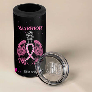Breast Cancer Warrior Support Squad 4 in 1 Can Cooler Tumbler In My Fighting Era Cancer Care Gifts for Woman Pink Ribbon TB10 Print Your Wear
