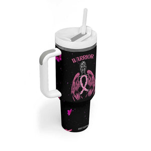 Breast Cancer Warrior Support Squad Tumbler With Handle In My Fighting Era Cancer Care Gifts for Woman Pink Ribbon TB10 Print Your Wear