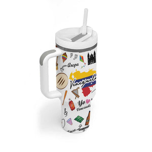 Venezuela Tumbler With Handle I Am a Proud Venezuelan Venezolanos Travel Mug TB10 Print Your Wear
