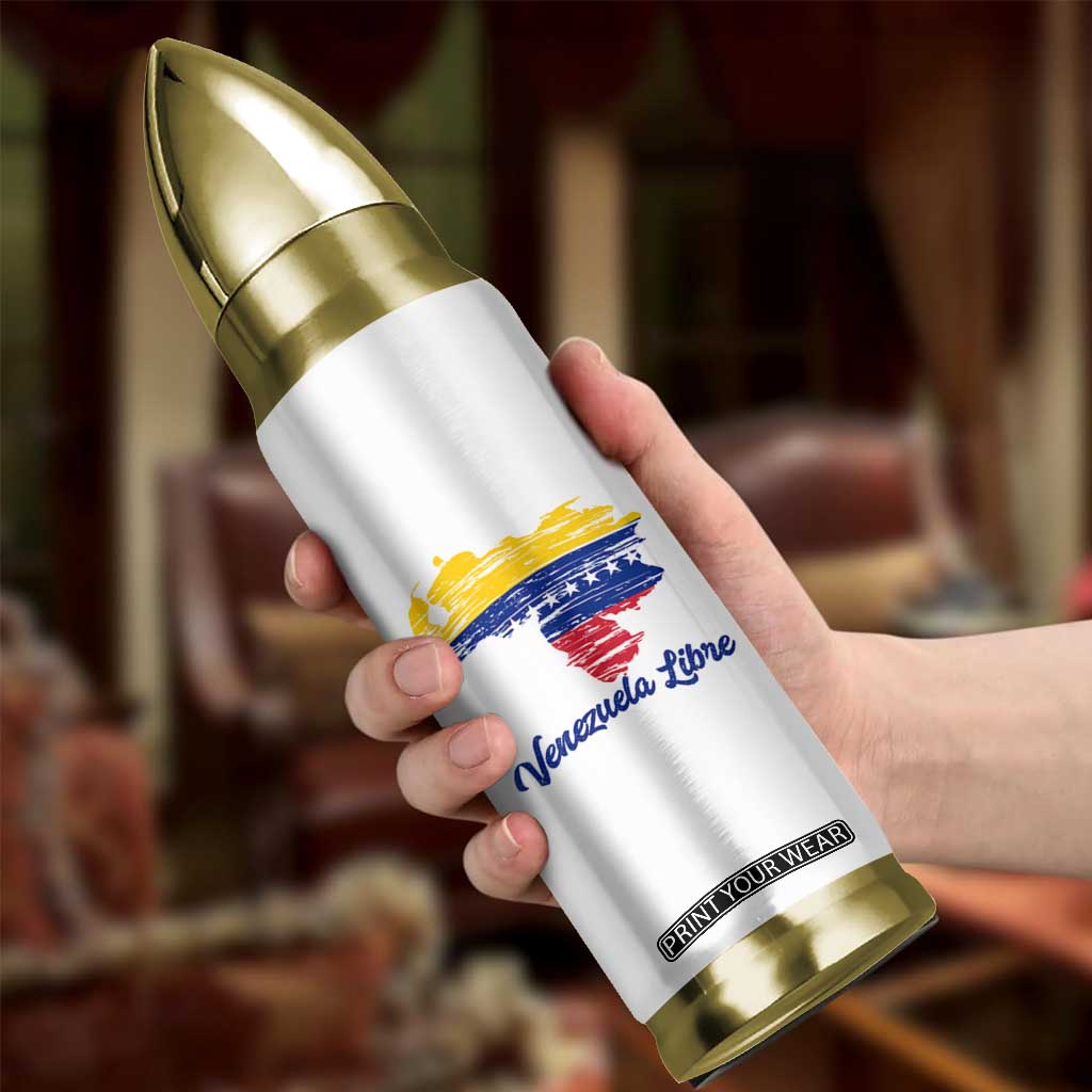 Venezuela Libre Bullet Tumbler Venezuelan Flag TB10 Print Your Wear
