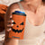 Personalized Halloween Pumpkin Face 4 in 1 Can Cooler Tumbler Custom Name Travel Coffee Cup Orange TB10 Print Your Wear