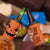 Personalized Halloween Pumpkin Face 4 in 1 Can Cooler Tumbler Custom Name Travel Coffee Cup Orange TB10 Print Your Wear