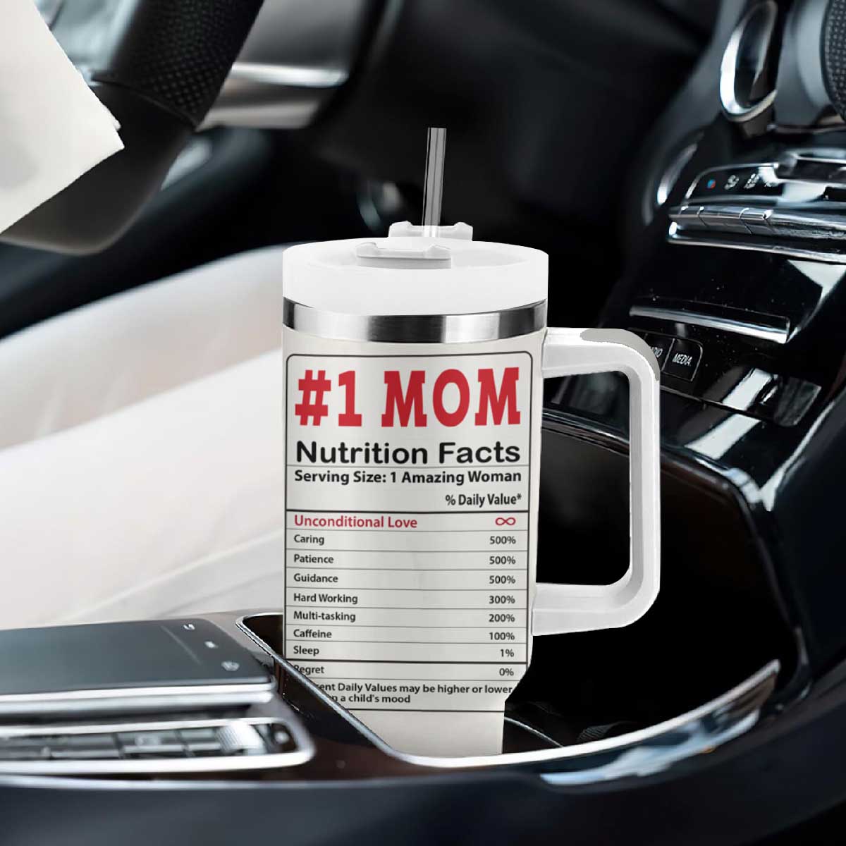 Mom Gifts Tumbler With Handle Christmas Mother Birthday Gift from Daughter Son TB10 Print Your Wear