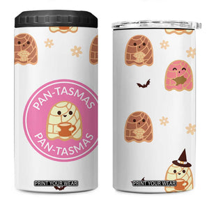 Pantasmas Mexican Halloween 4 in 1 Can Cooler Tumbler Spanish Latina Ghost Pan Dulce TB10 One Size: 16 oz White Print Your Wear