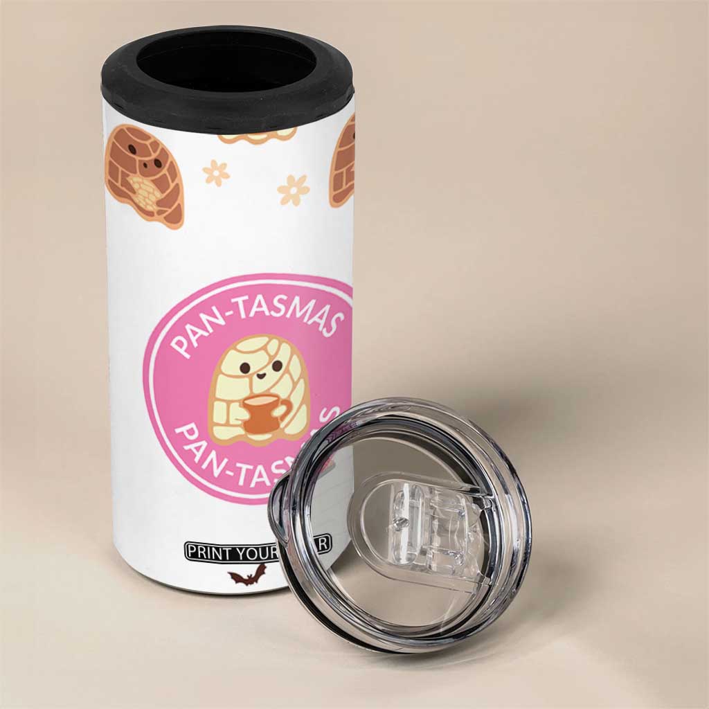 Pantasmas Mexican Halloween 4 in 1 Can Cooler Tumbler Spanish Latina Ghost Pan Dulce TB10 Print Your Wear