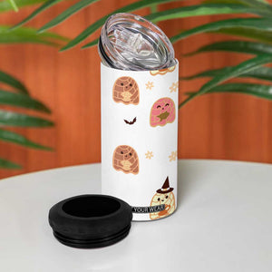 Pantasmas Mexican Halloween 4 in 1 Can Cooler Tumbler Spanish Latina Ghost Pan Dulce TB10 Print Your Wear