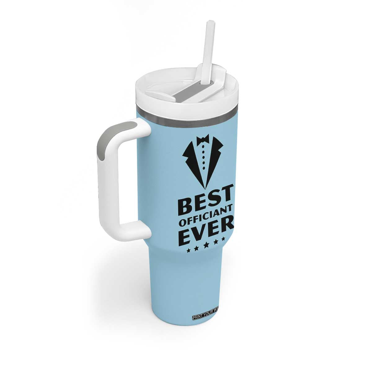 Wedding Officiant Tumbler With Handle Best Officiants Ever Just Married Gift For Newlywed TB10 Print Your Wear