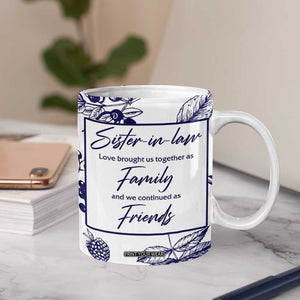 Sister in Law Gifts from Sister Coffee Mug Bridal Shower Wedding Gifts For Future SIL TB10 Print Your Wear